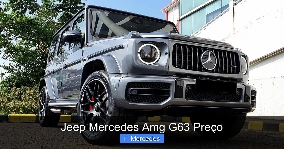 Jeep Mercedes Amg G63 Preço