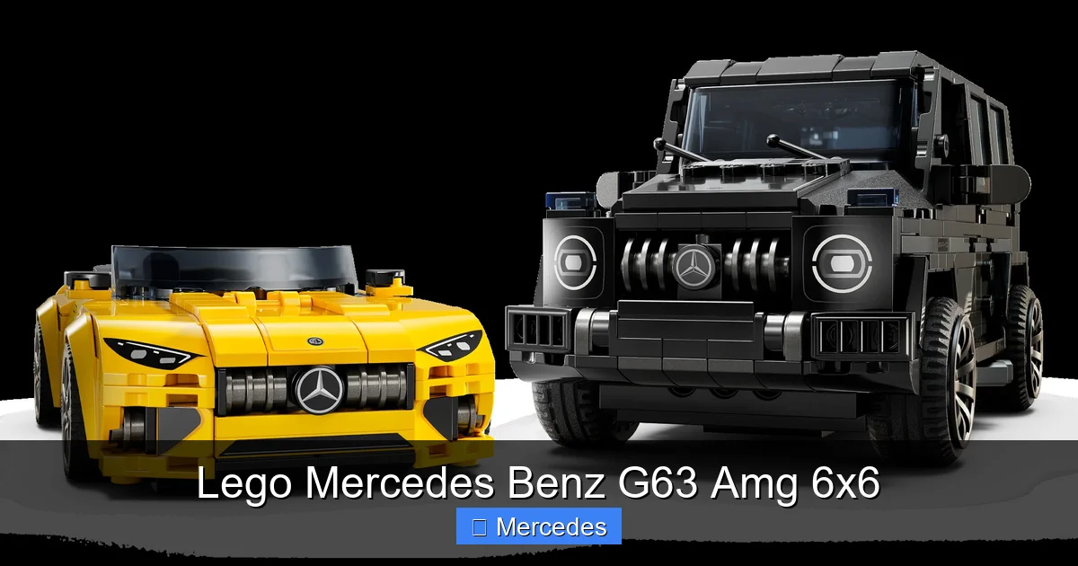 Lego Mercedes Benz G63 Amg 6x6