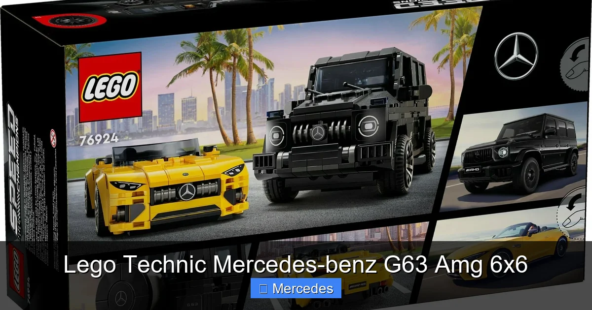 Lego Technic Mercedes-benz G63 Amg 6x6