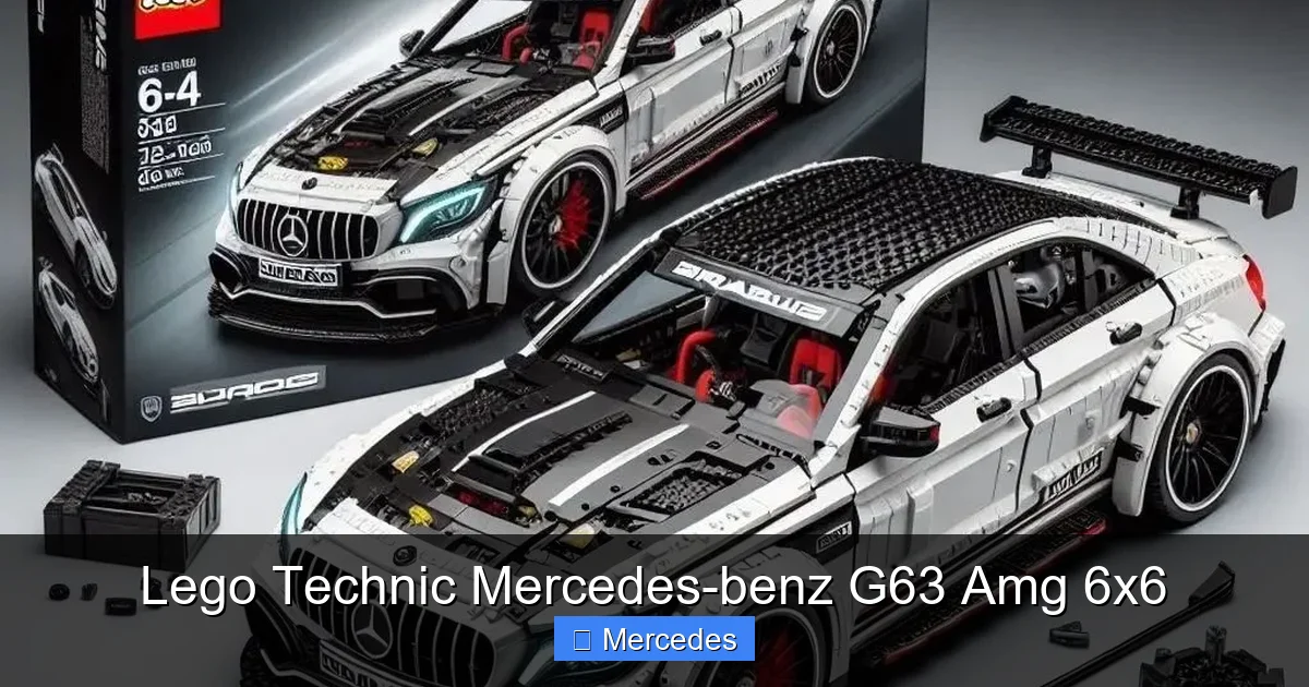Lego Technic Mercedes-benz G63 Amg 6x6