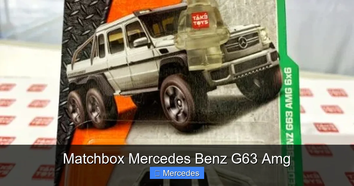 Matchbox Mercedes Benz G63 Amg