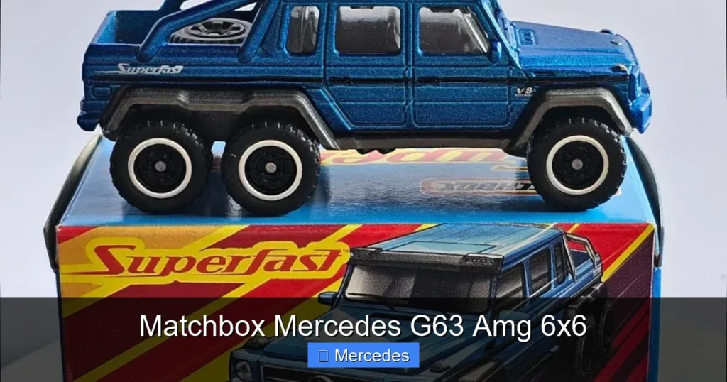 Matchbox Mercedes G63 Amg 6x6