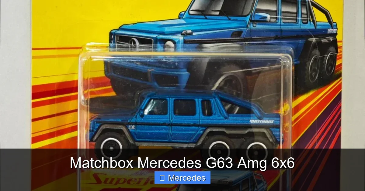 Matchbox Mercedes G63 Amg 6x6