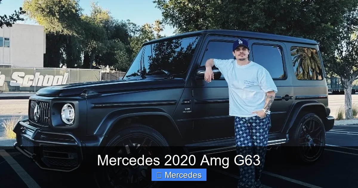 Mercedes 2020 Amg G63