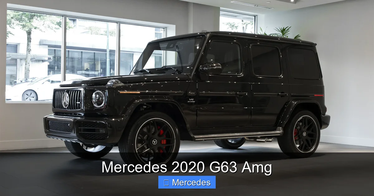 Mercedes 2020 G63 Amg