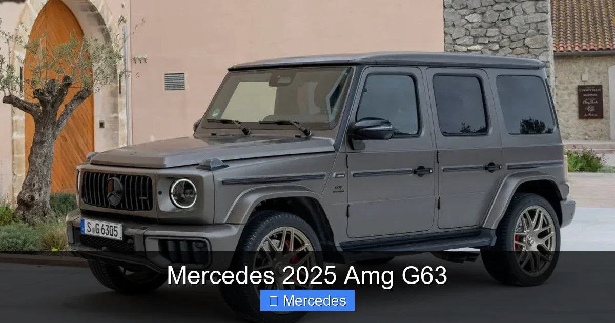 Mercedes 2025 Amg G63