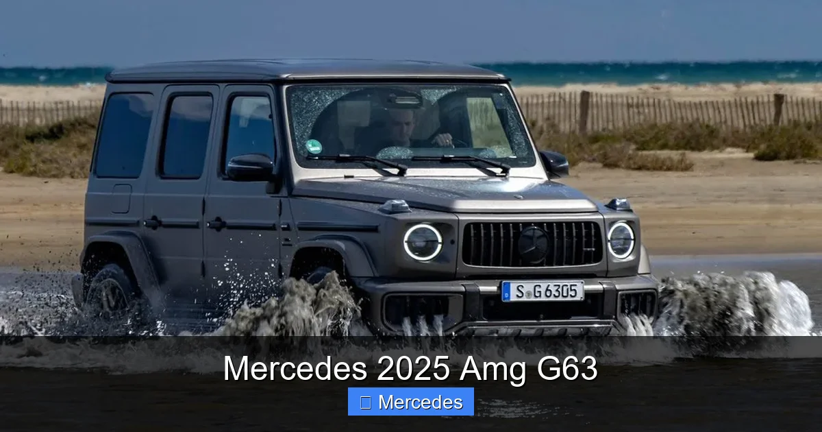 Mercedes 2025 Amg G63