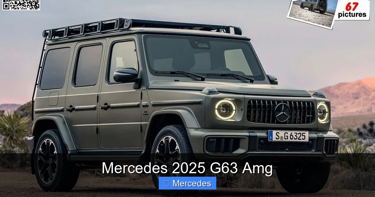 Mercedes 2025 G63 Amg