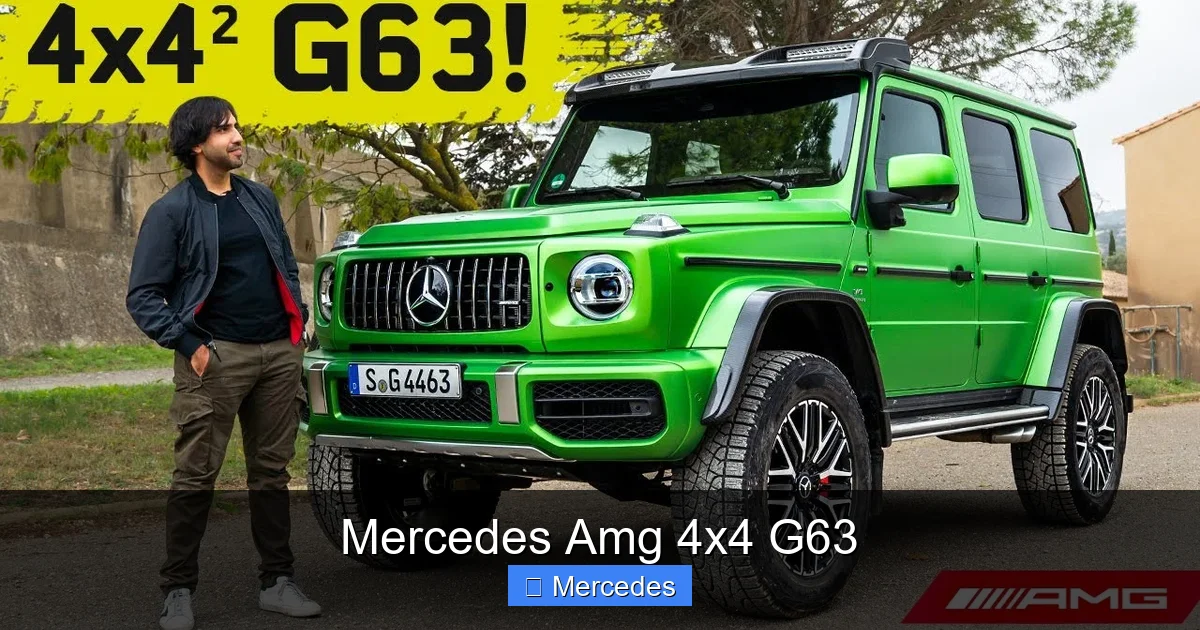 Mercedes Amg 4x4 G63