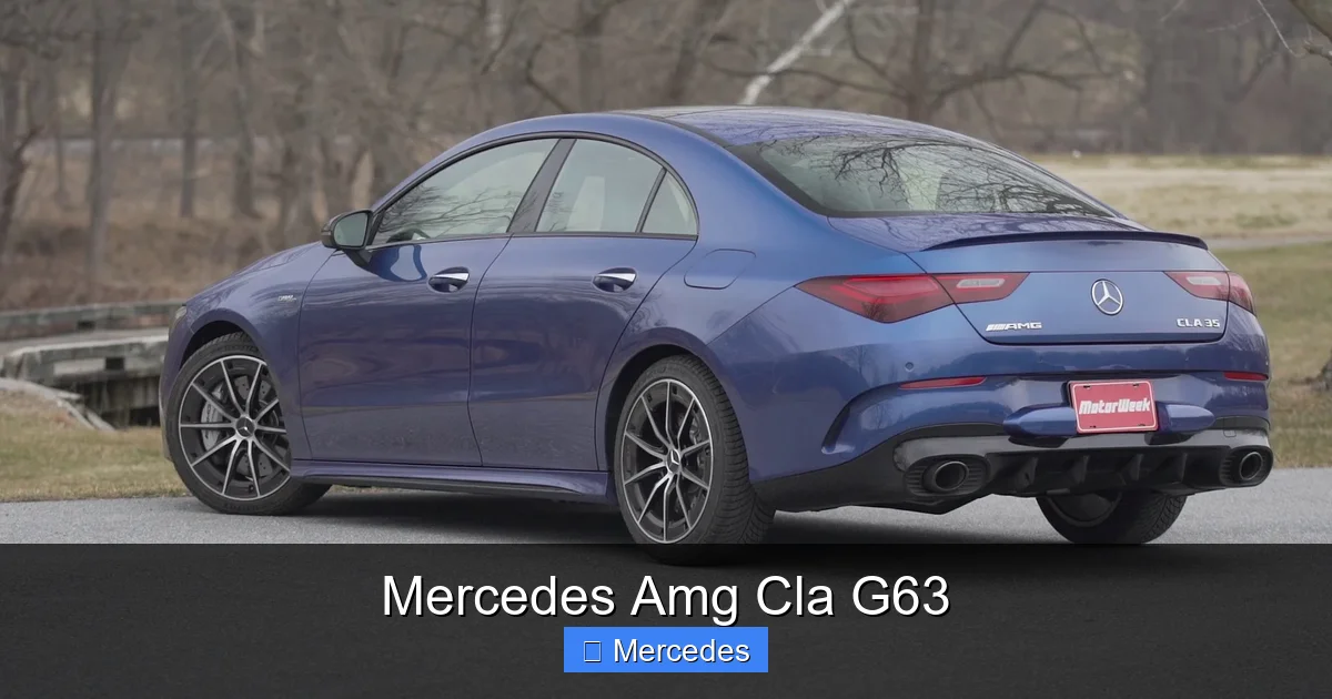 Mercedes Amg Cla G63