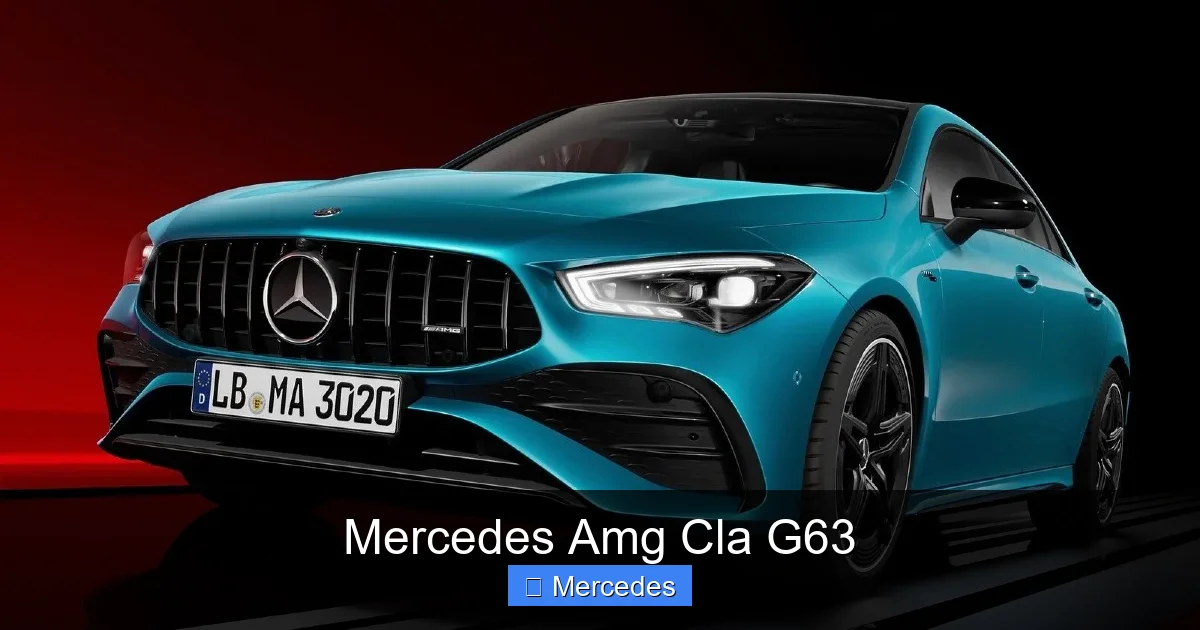 Mercedes Amg Cla G63