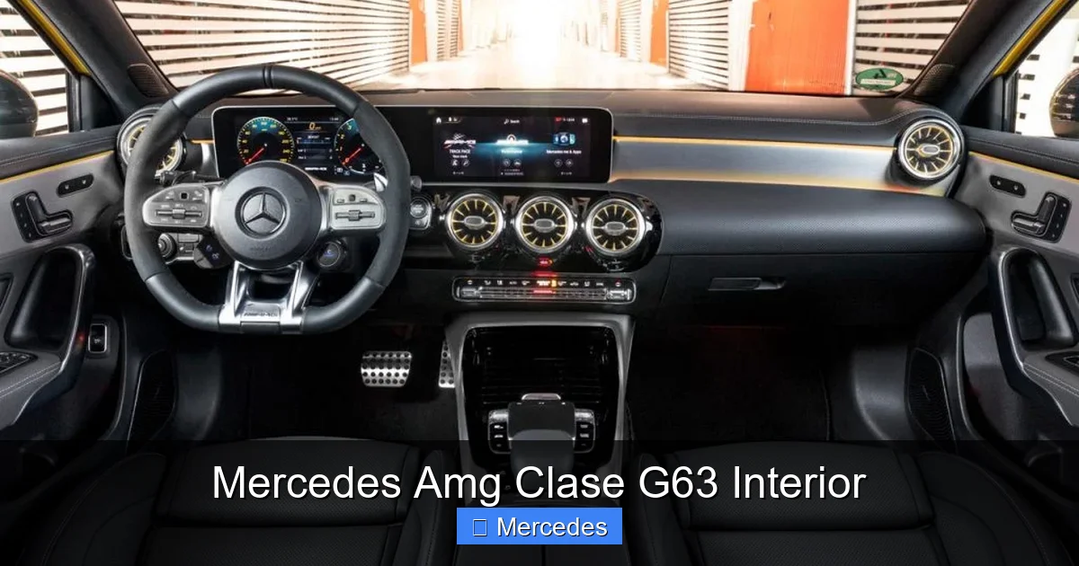 Mercedes Amg Clase G63 Interior