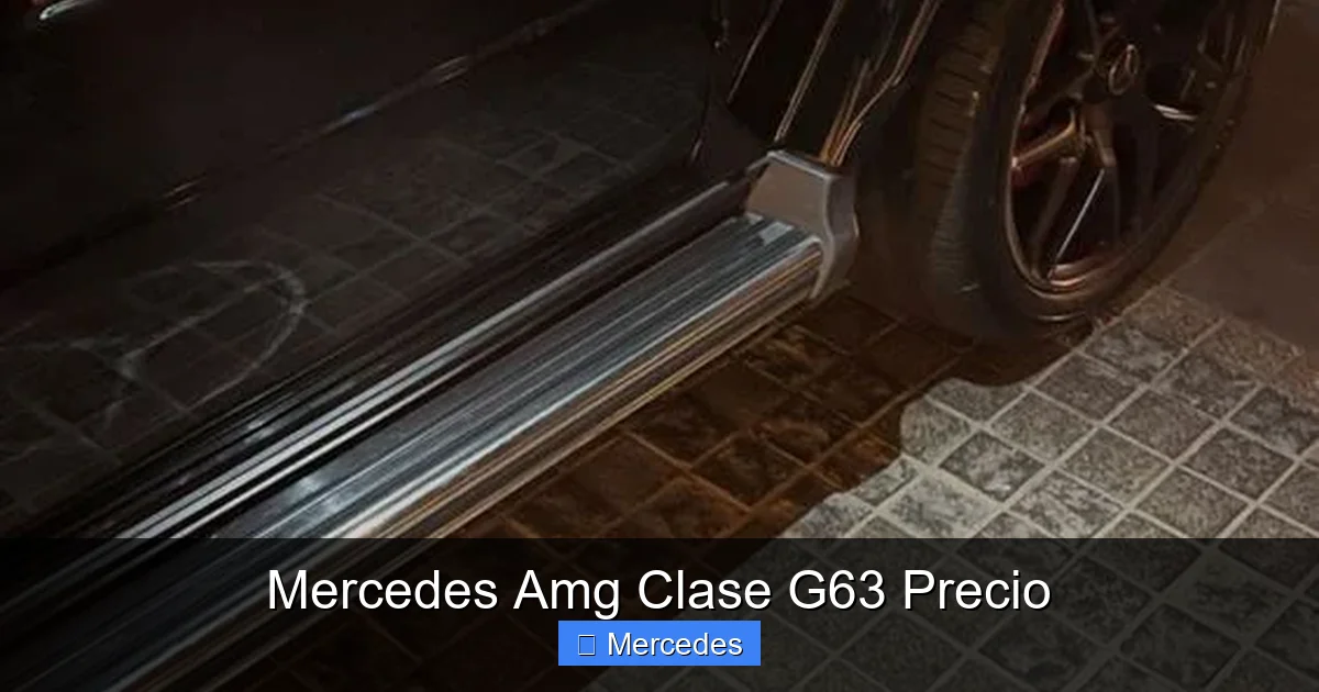 Mercedes Amg Clase G63 Precio