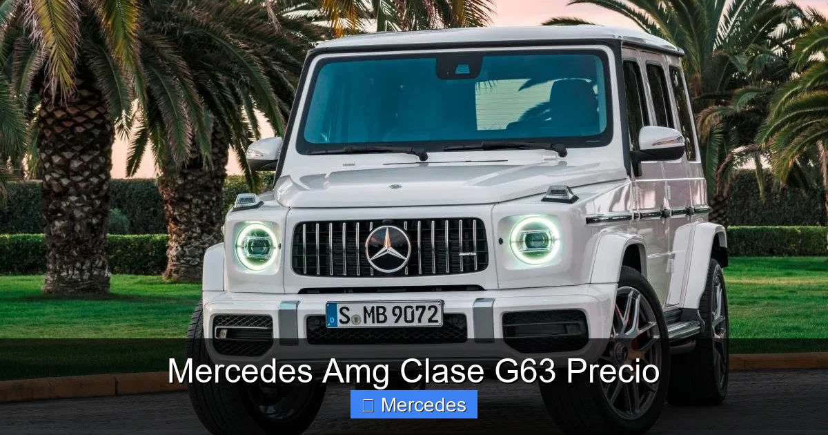 Mercedes Amg Clase G63 Precio