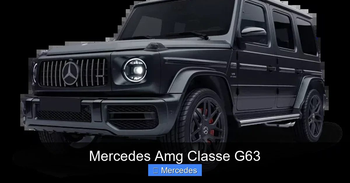 Mercedes Amg Classe G63