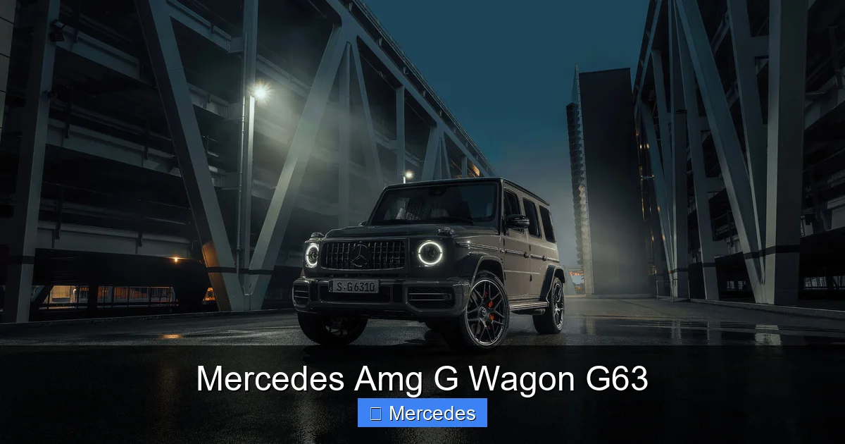 Mercedes Amg G Wagon G63