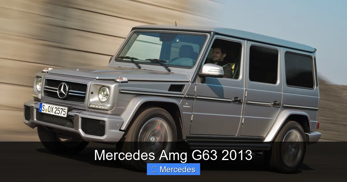 Mercedes Amg G63 2013