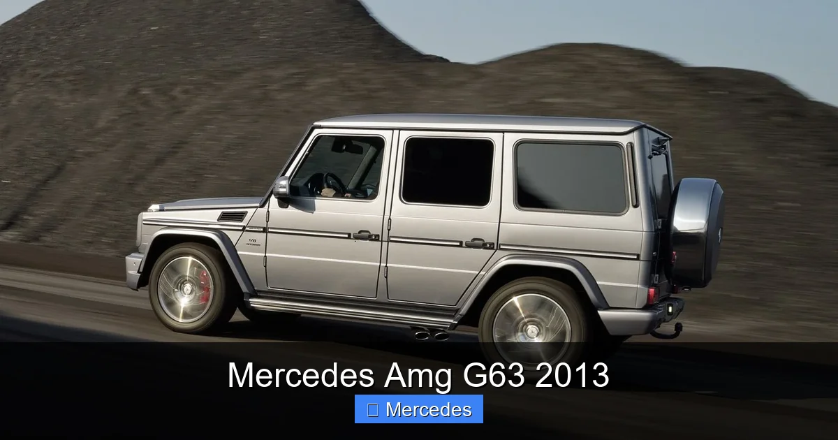 Mercedes Amg G63 2013
