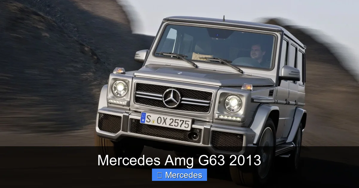 Mercedes Amg G63 2013