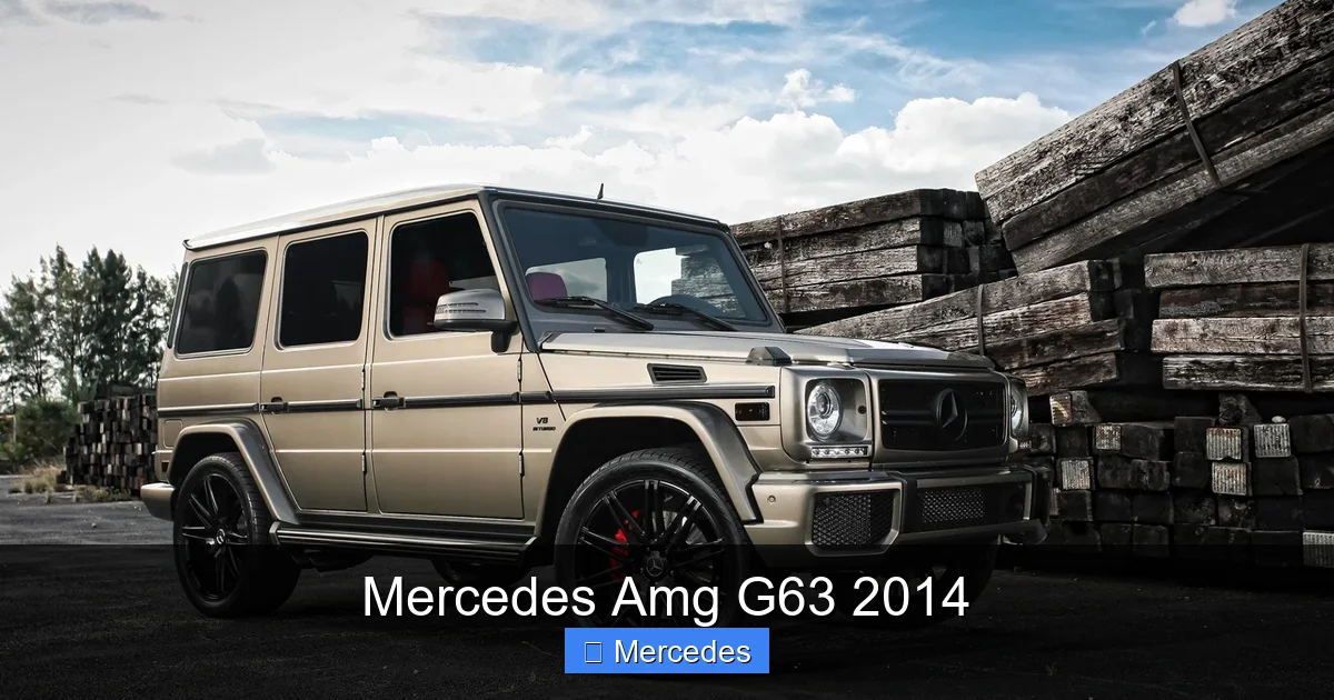 Mercedes Amg G63 2014