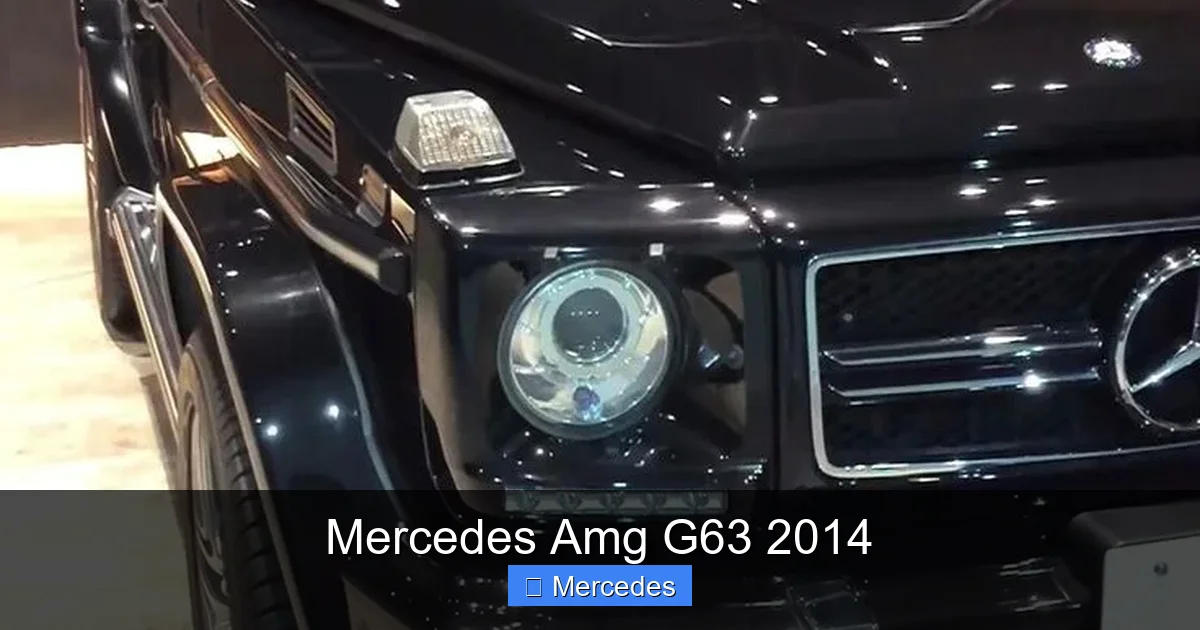 Mercedes Amg G63 2014