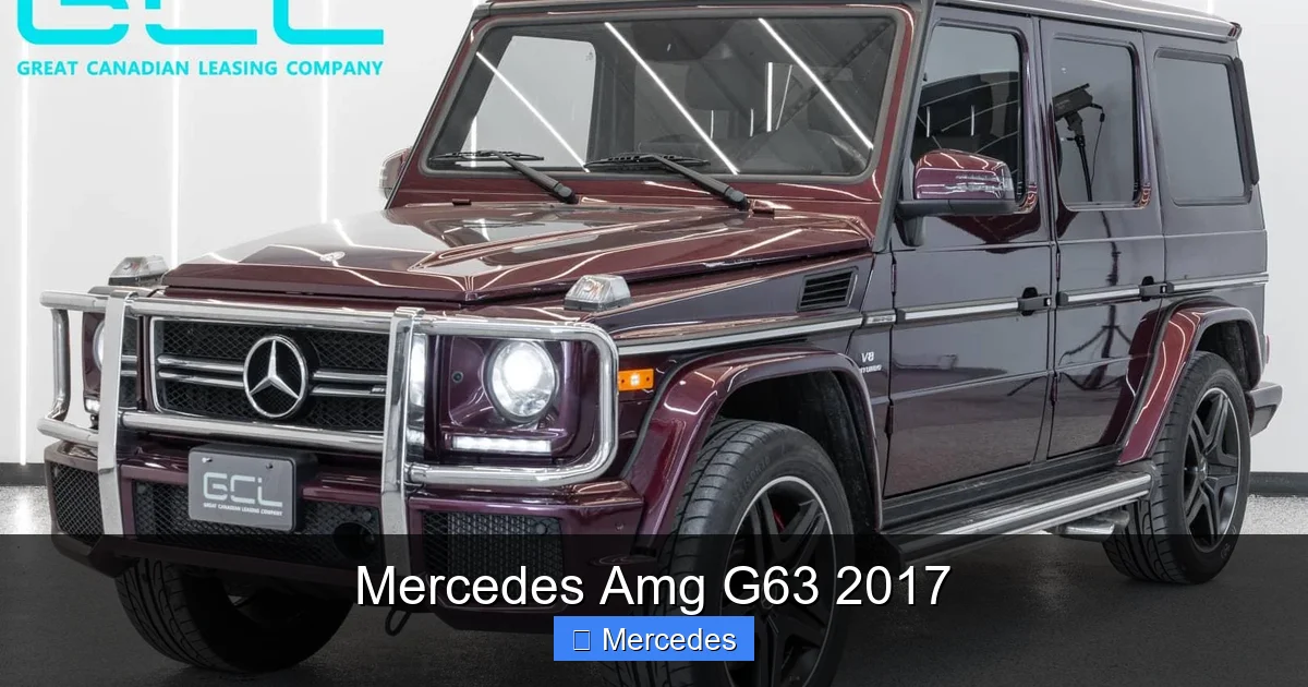 Mercedes Amg G63 2017