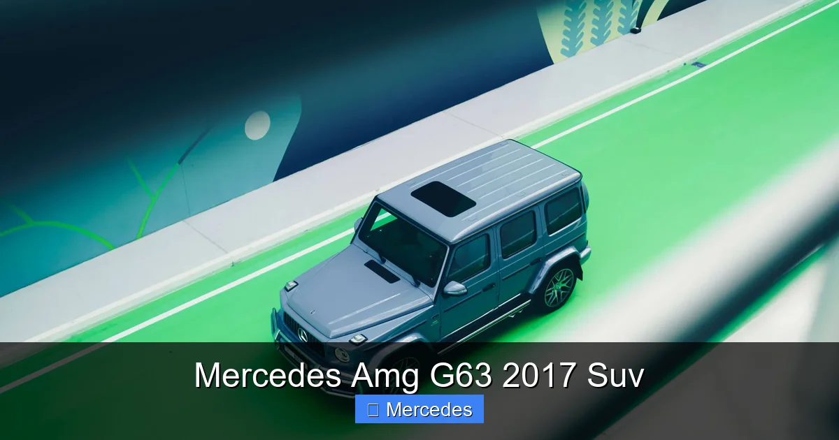 Mercedes Amg G63 2017 Suv
