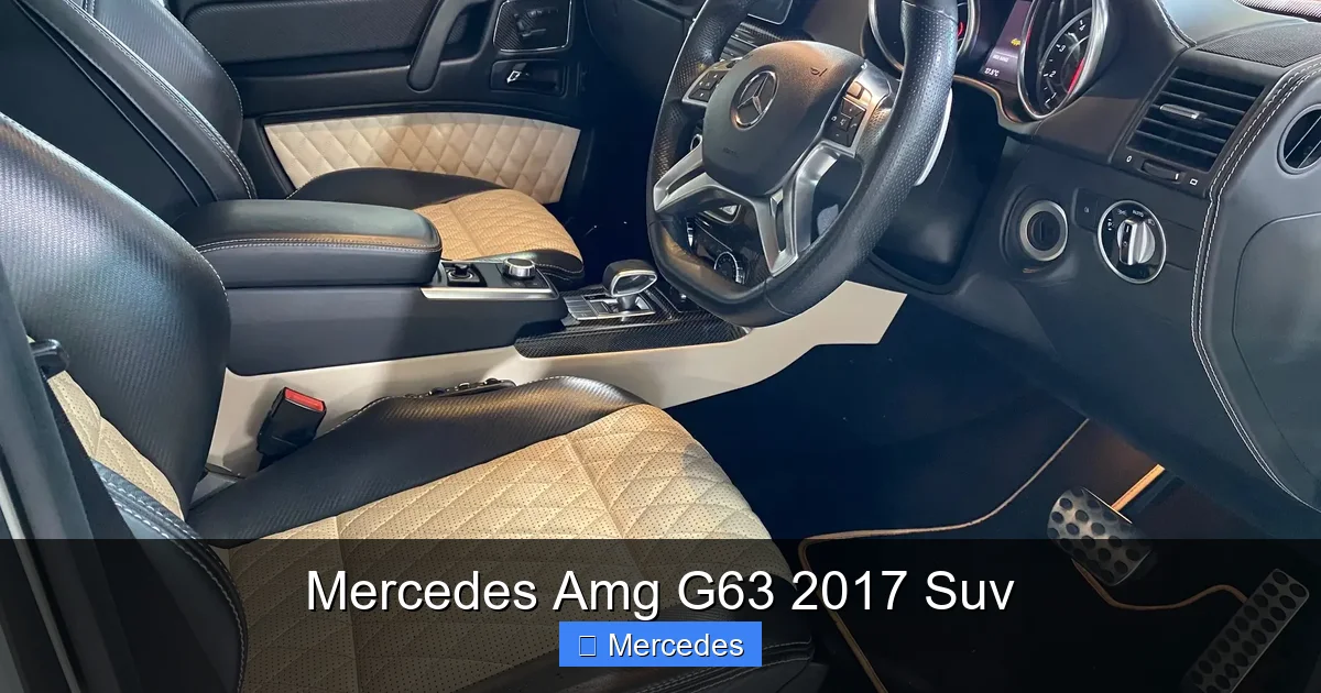 Mercedes Amg G63 2017 Suv
