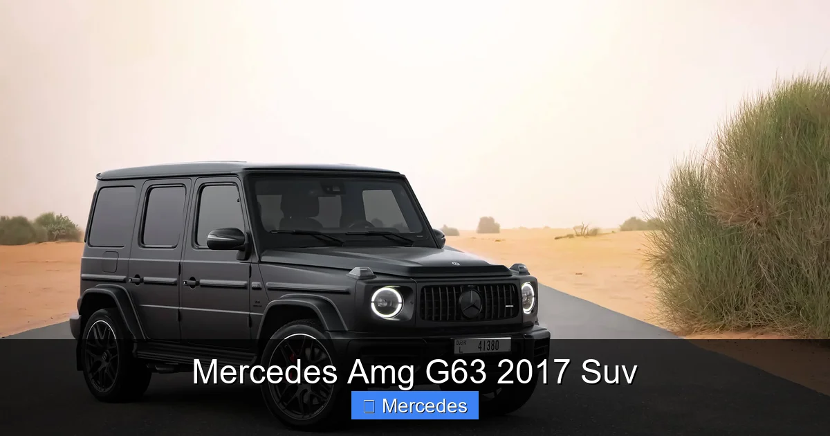 Mercedes Amg G63 2017 Suv
