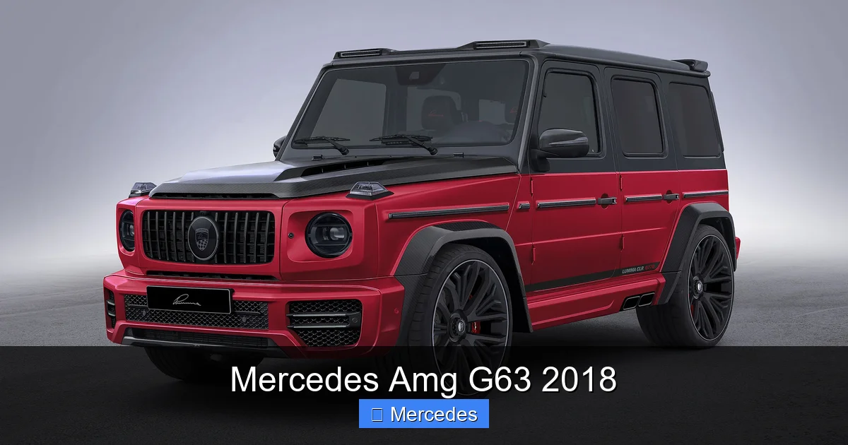 Mercedes Amg G63 2018
