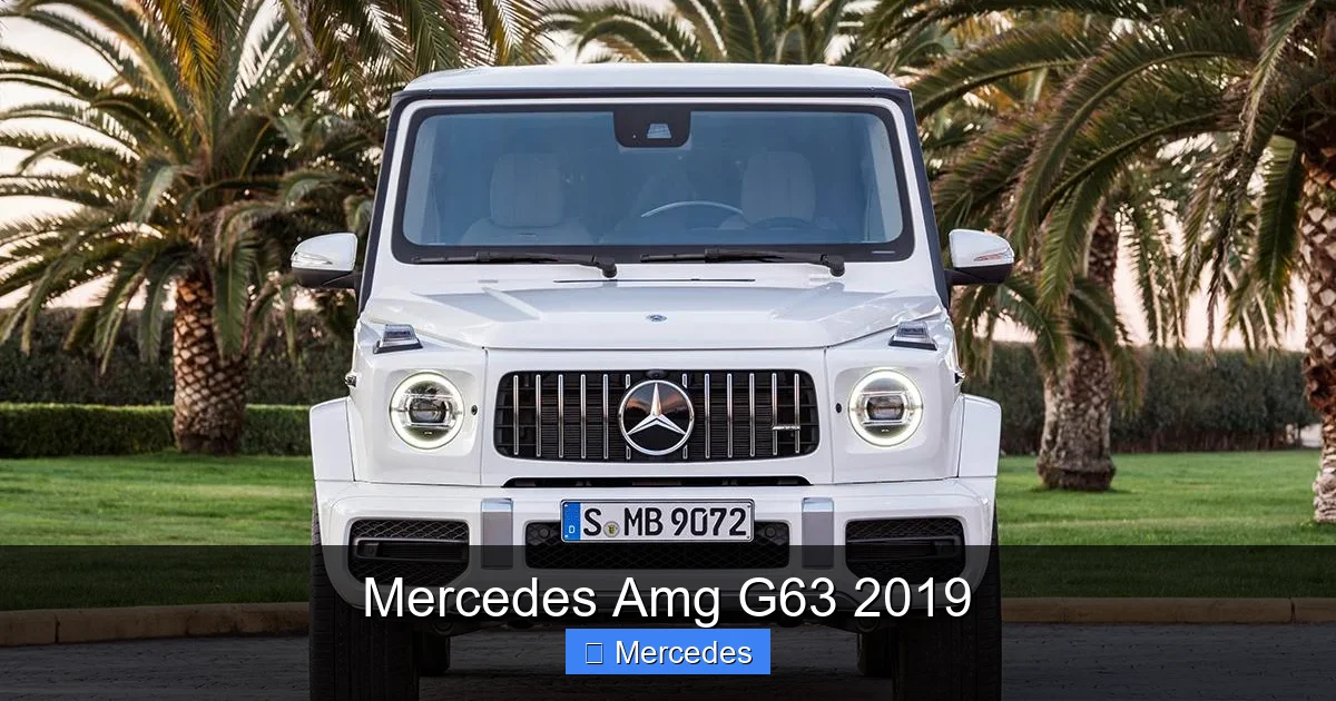 Mercedes Amg G63 2019