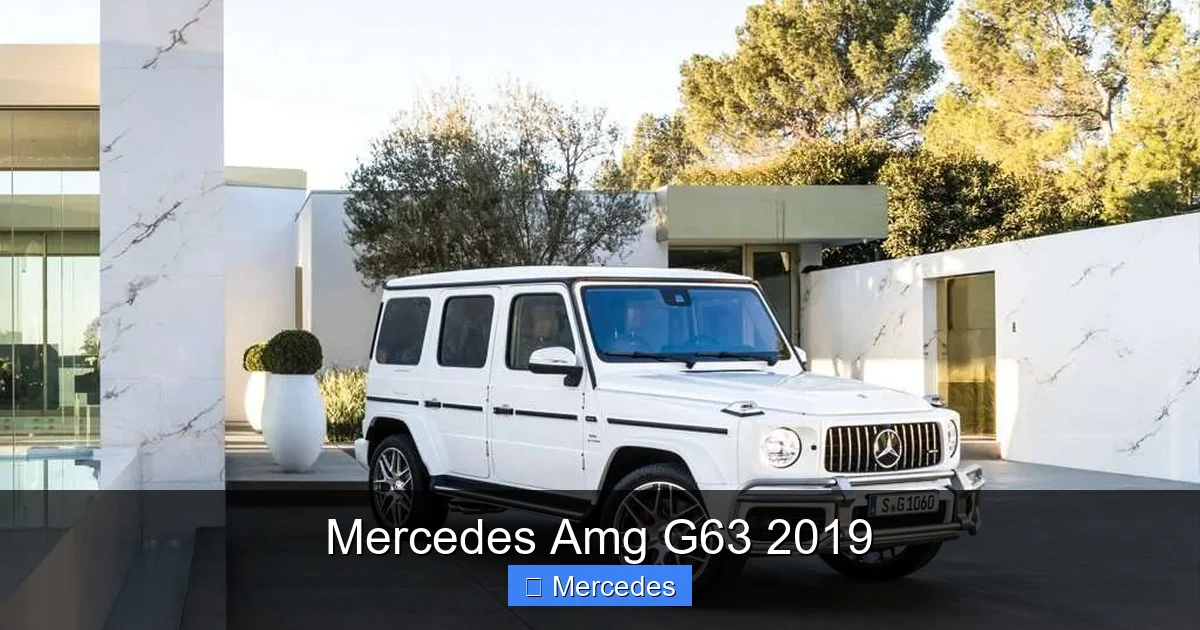 Mercedes Amg G63 2019