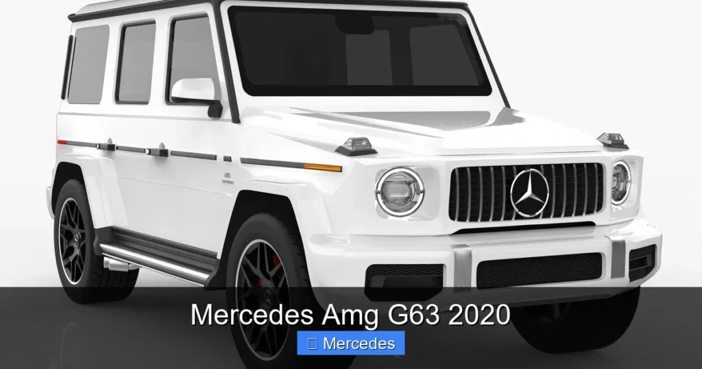 Mercedes Amg G63 2020