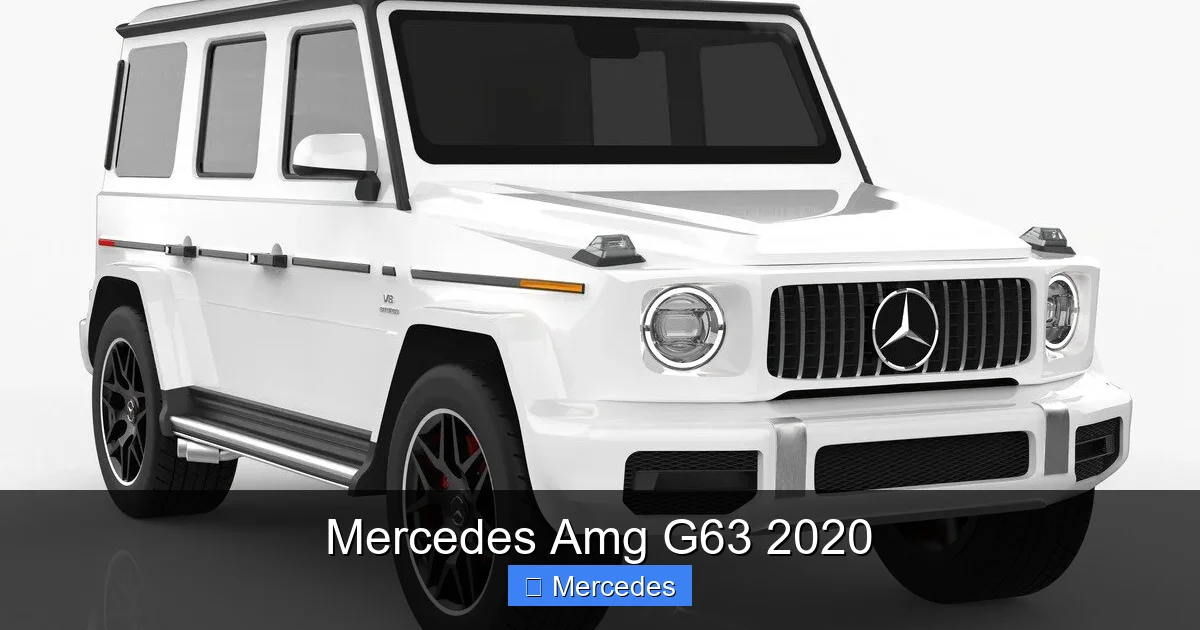 Mercedes Amg G63 2020