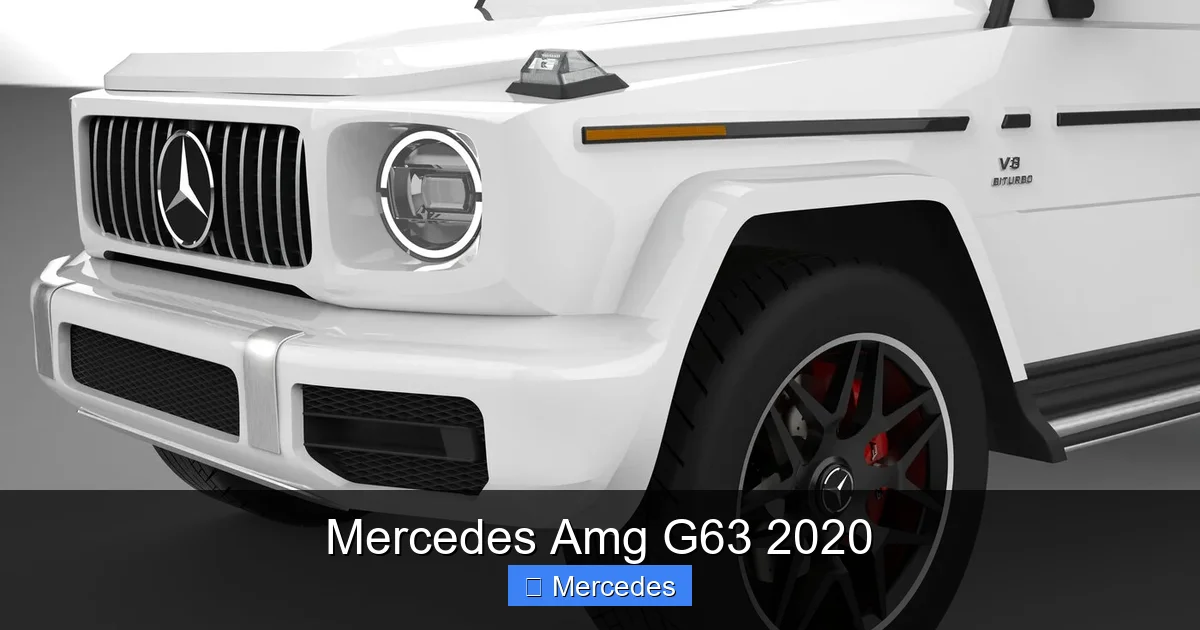 Mercedes Amg G63 2020