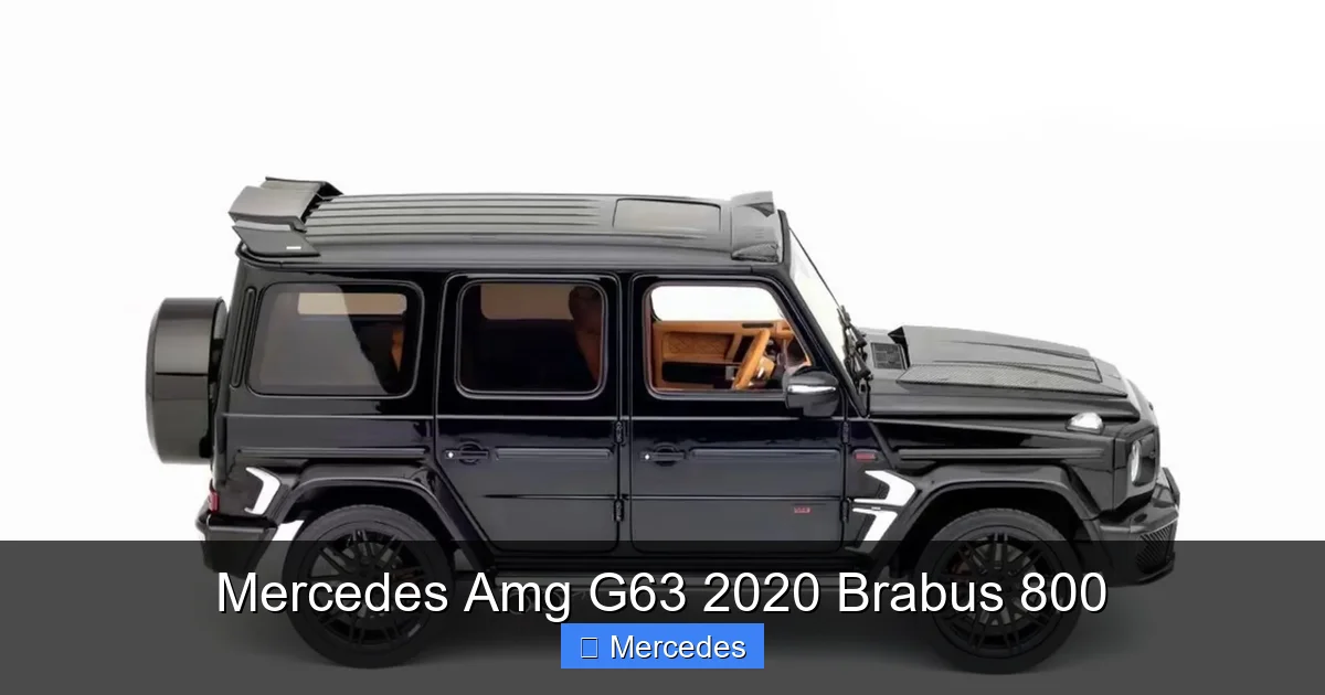 Mercedes Amg G63 2020 Brabus 800