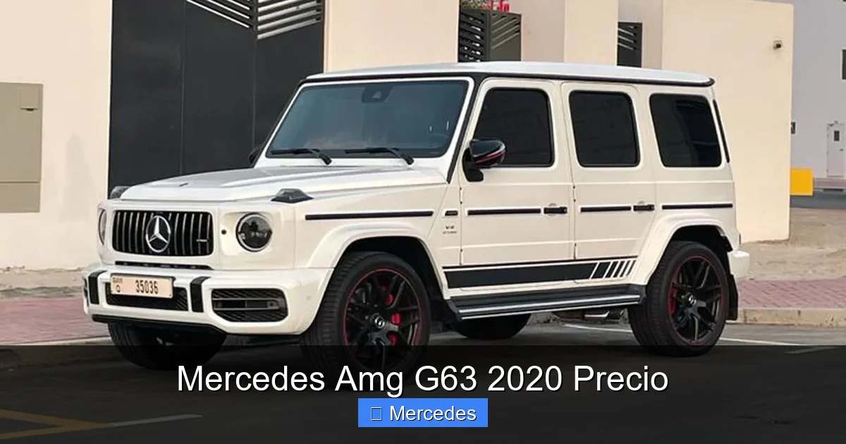 Mercedes Amg G63 2020 Precio