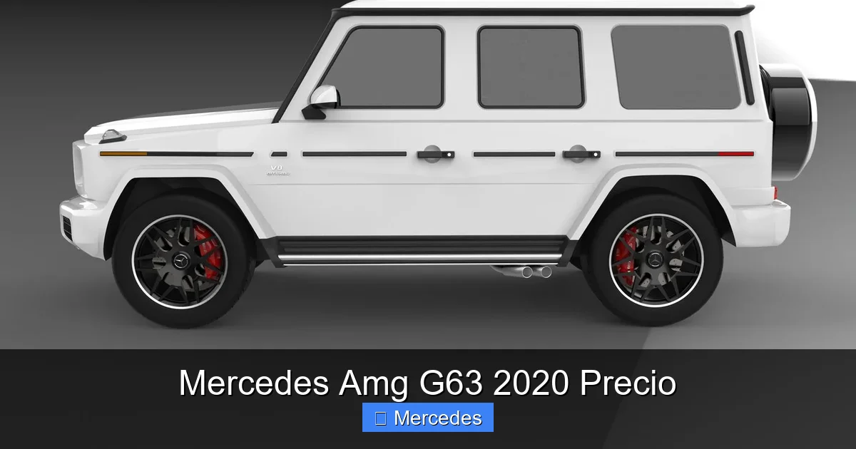 Mercedes Amg G63 2020 Precio