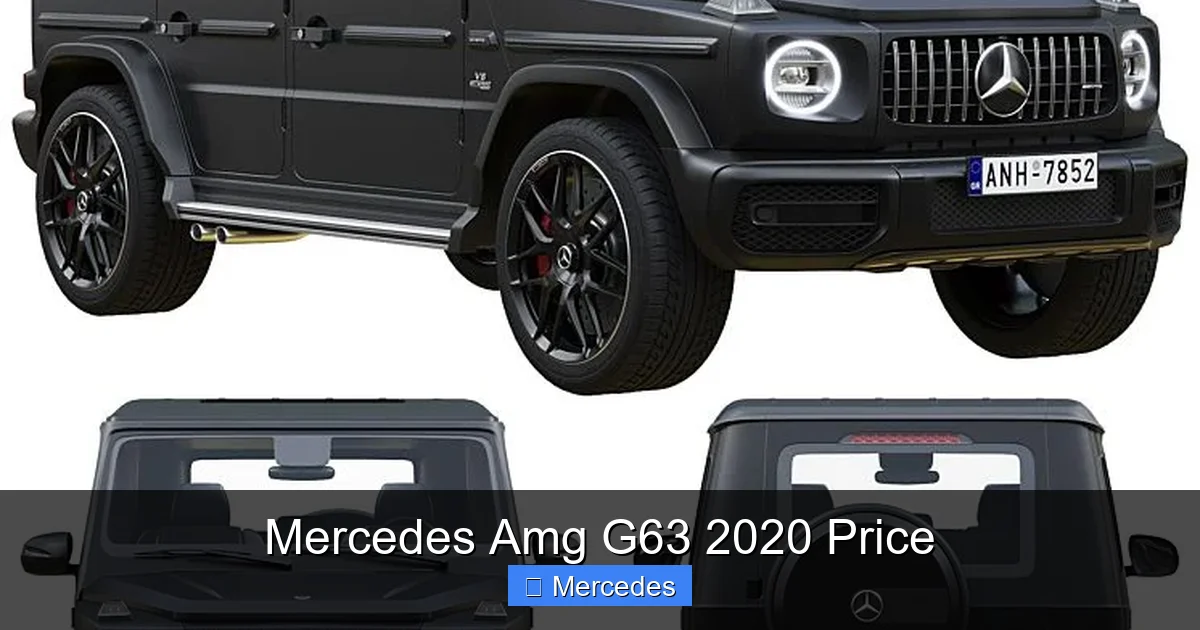 Mercedes Amg G63 2020 Price