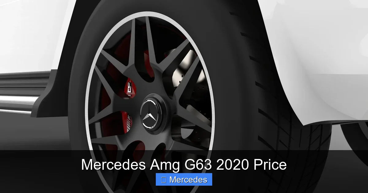 Mercedes Amg G63 2020 Price
