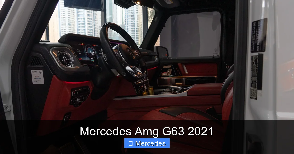 Mercedes Amg G63 2021