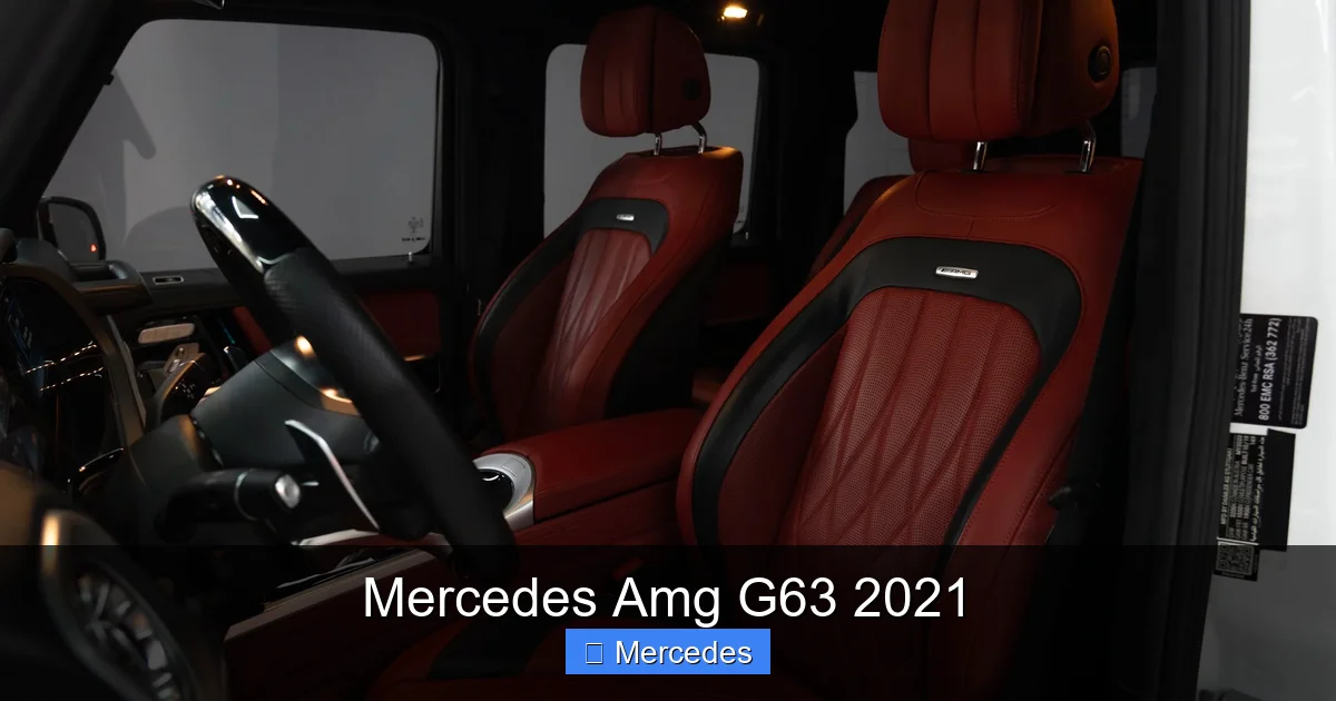 Mercedes Amg G63 2021