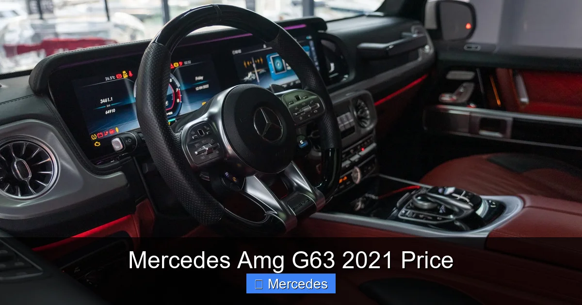 Mercedes Amg G63 2021 Price