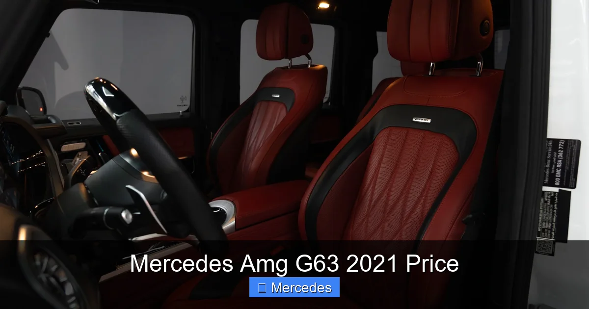 Mercedes Amg G63 2021 Price