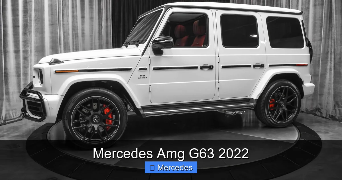 Mercedes Amg G63 2022