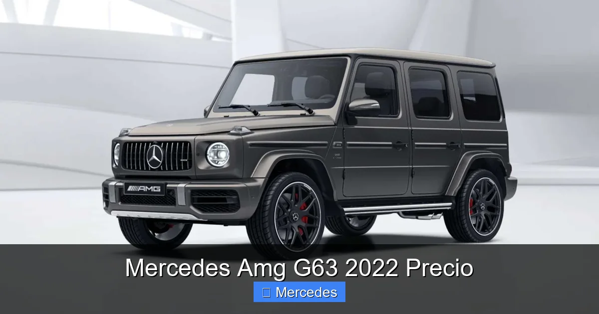 Mercedes Amg G63 2022 Precio
