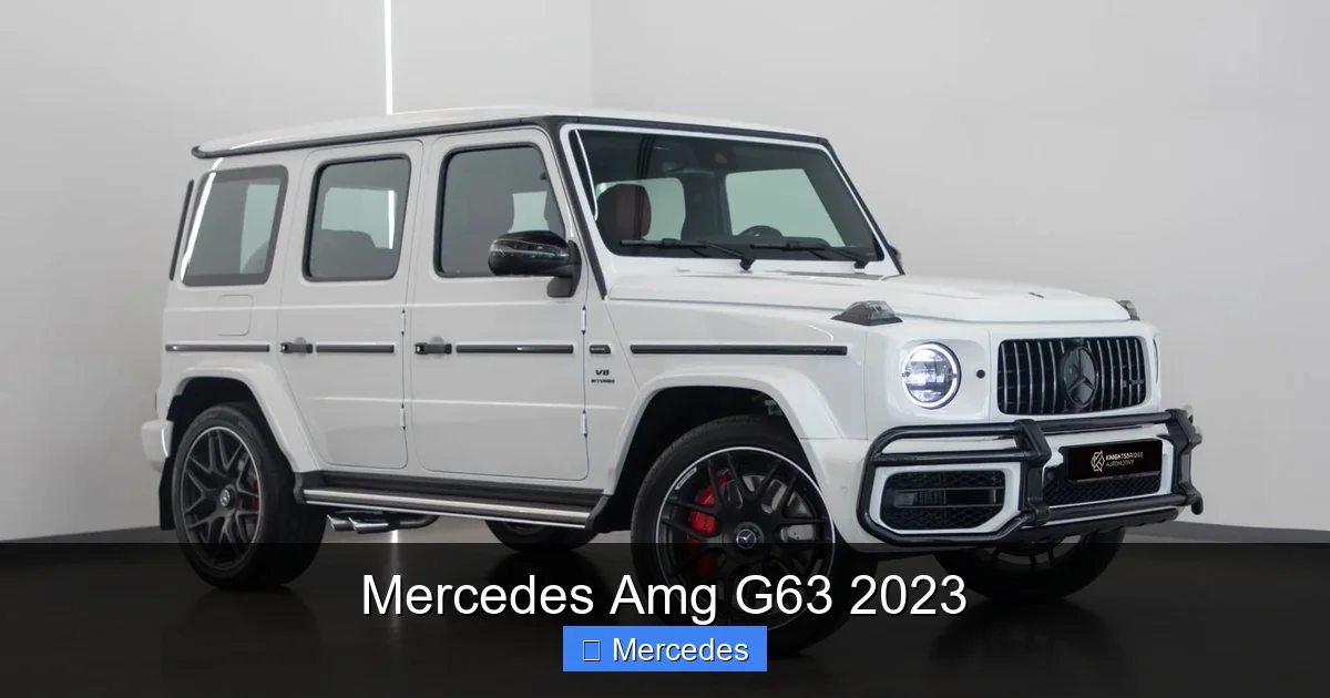 Mercedes Amg G63 2023