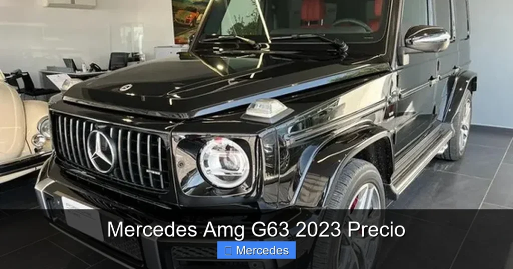 Mercedes Amg G63 2023 Precio