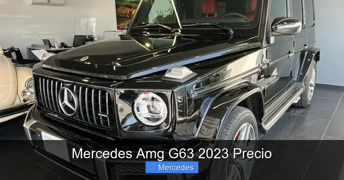 Mercedes Amg G63 2023 Precio