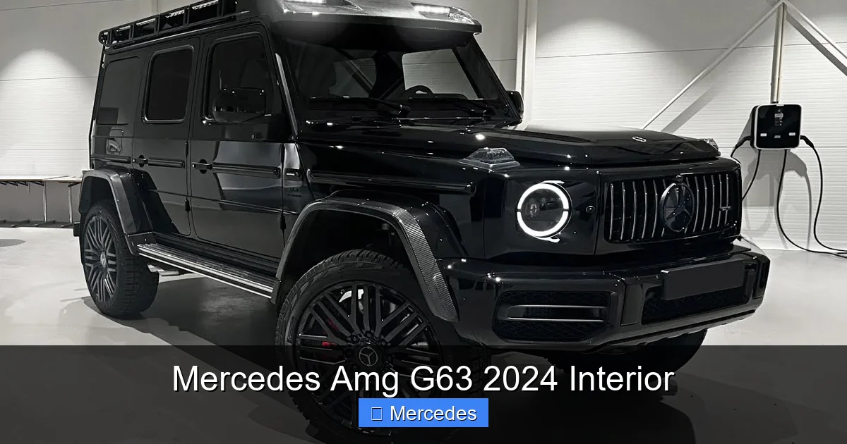 Mercedes Amg G63 2024 Interior